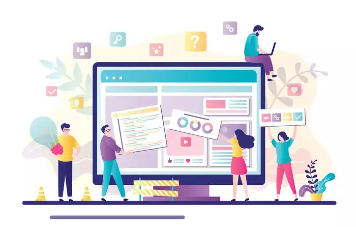 "team-building-website-design-development-illustration"
